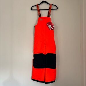 Helly Hansen Neon Orange kids Ski Bib